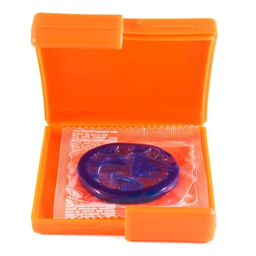 [CCU22] Orange Contour Condom Compacts, Bag of 10