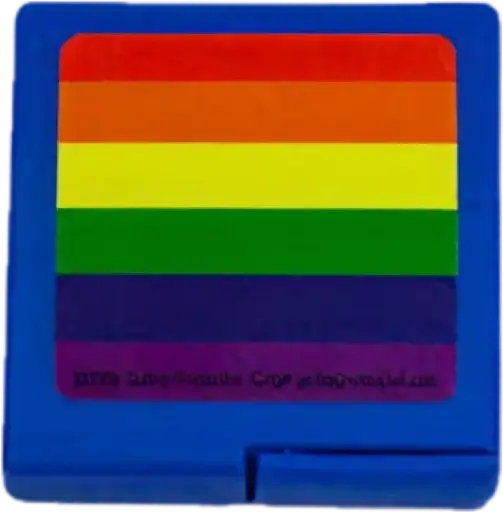 [CCUPR61] Pride Flag Condom Compacts, Bag of 10