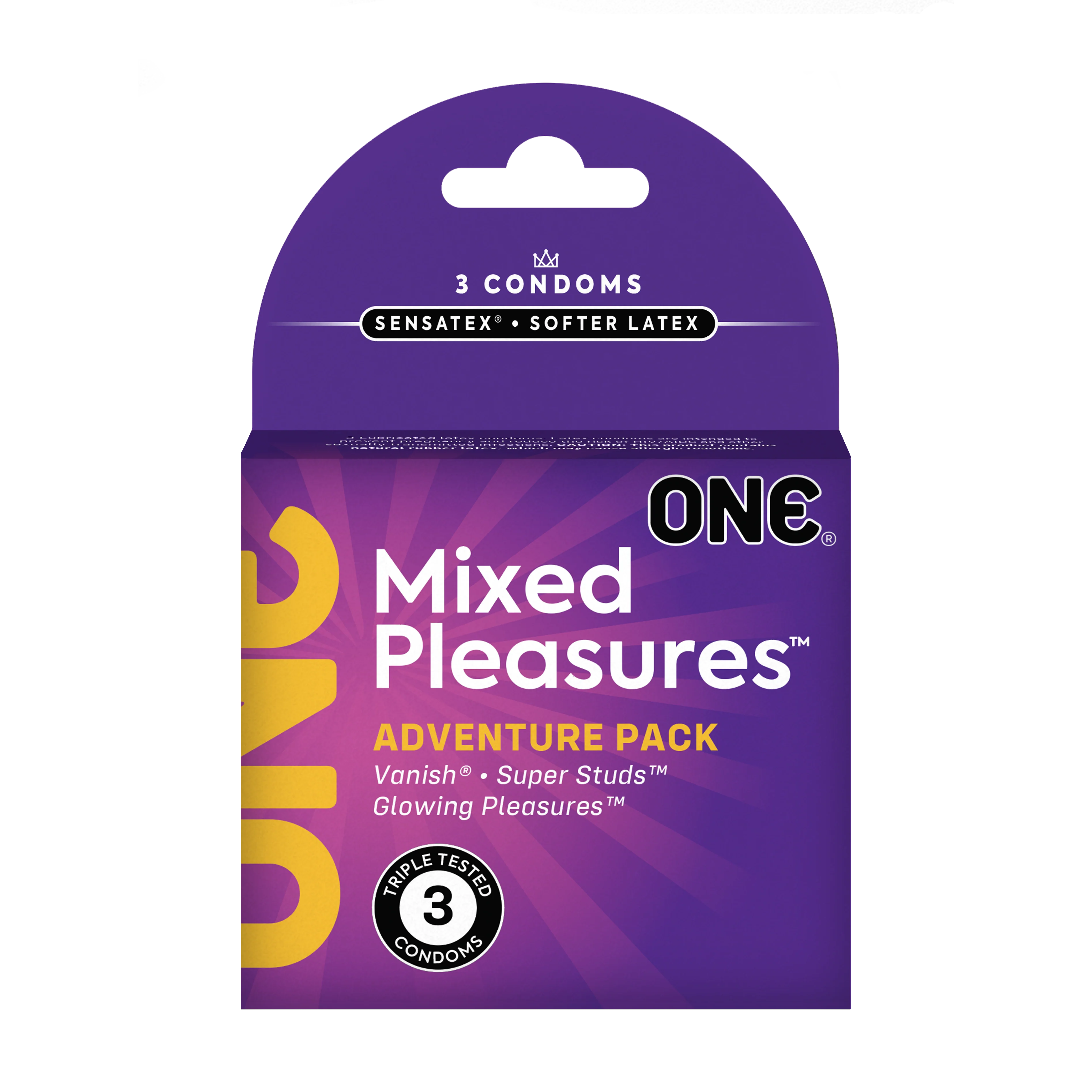 [110106C] ONE Mixed Pleasures 3-Pack, Case of 36