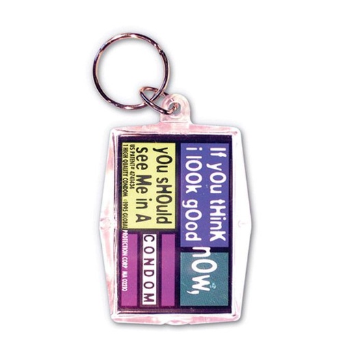 [KPU03] If You Think I Look Good Now Condom Keypers, Bag of 10