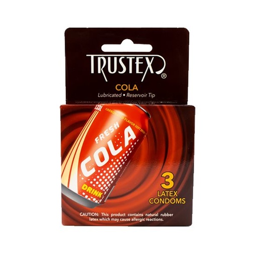[L4035C] Trustex® Cola Flavored Condoms 3-Pack, Case of 72