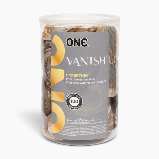 [111300B] ONE® Vanish® Hyperthin® Condoms, Bowl of 100
