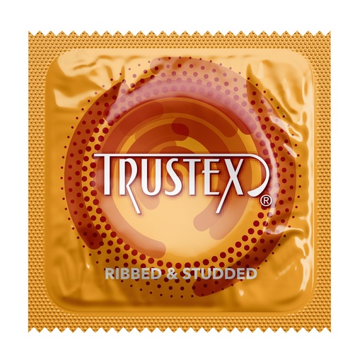 [L8835C] Trustex® Ribbed & Studded Condoms, Case of 1,000