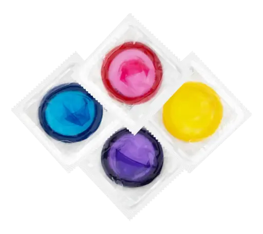 [LLAC] Global Colors Assorted Condoms, Case of 1,000