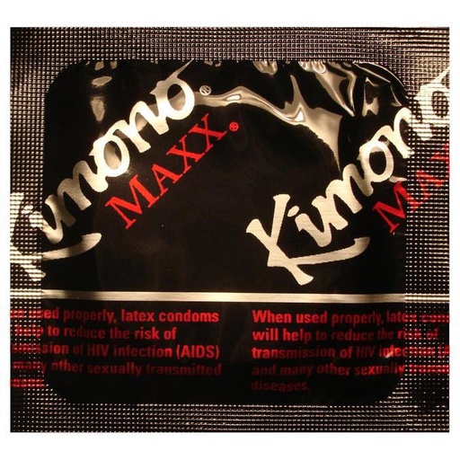 [M2014C] Kimono® Maxx Condoms, Case of 1,000