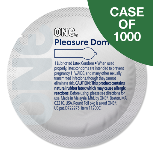 [11200C] ONE® Pleasure Dome™ Contest Collection Condoms, Case of 1,000