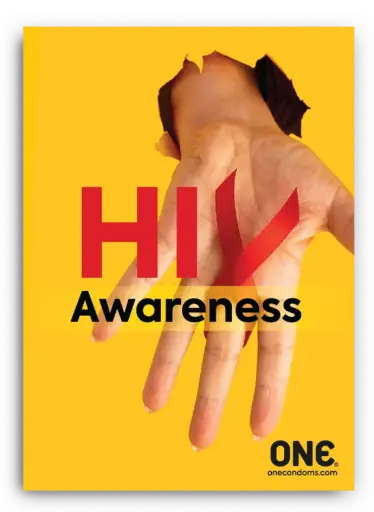 [11E03U] HIV/AIDS Awareness Pamphlet, Pack of 100