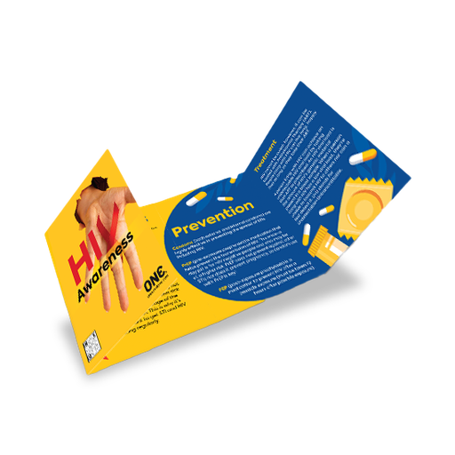 [11E03U] HIV/AIDS Awareness Pamphlets, Pack of 100