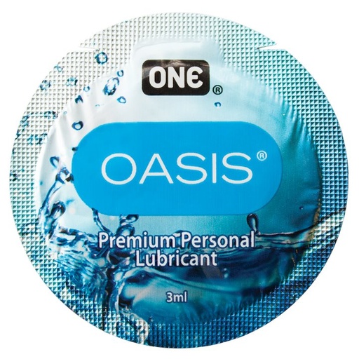 [11L100C] ONE® Oasis® Lubricant 3ml Sachets, Case of 500