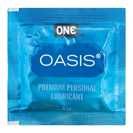 [11L102C] ONE® Oasis® Lubricant 4.5g Sachets, Case of 1,000