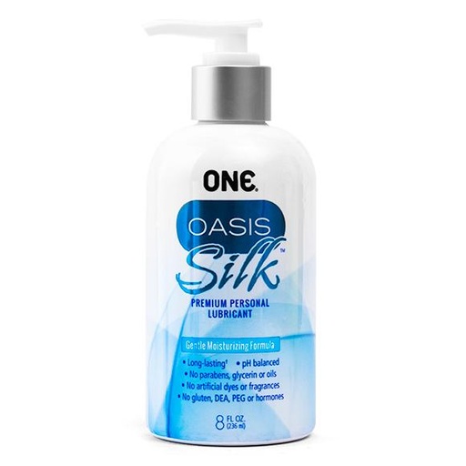 [11L402C-B] ONE® Oasis Silk® Lubricant 8oz Bottle, Case of 24