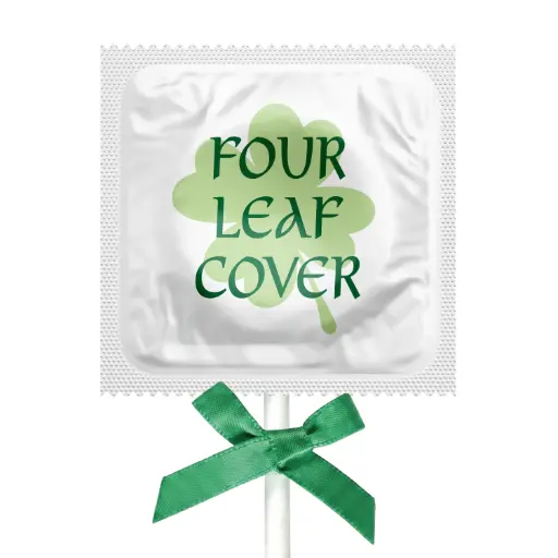 [STUH] Four Leaf Cover Condom Pops, Bag of 50