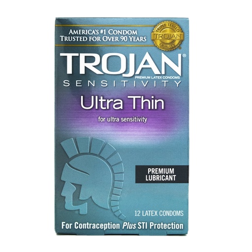 [TR92642U] Trojan® Ultra Thin Condoms 12-Pack, Bundle of 4