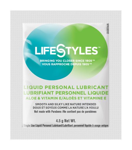 [A7000C] Lifestyles® Lubricant 4.5g Foil Packs, Case of 1,000