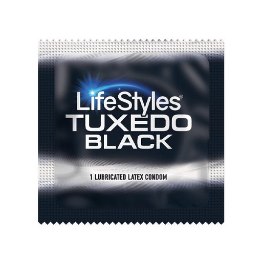 [A6200C] LifeStyles® Tuxedo Condoms, Case of 1,008