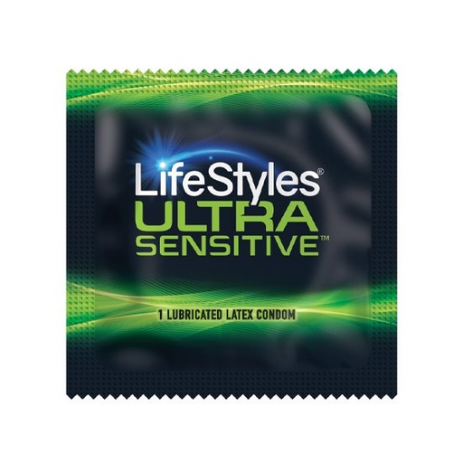 [A5400C] LifeStyles® Ultra Sensitive Condoms, Case of 1,008